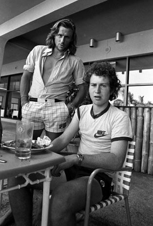 Björn Borg och John McEnroe.
