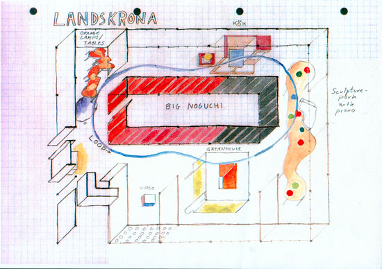 Landskrona Konsthall på dansksvenska konstnärers vis.