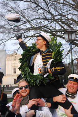 Erik Neppelberg vann titeln som karnevalsgeneral i Lund.