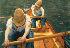 Gustave Caillebottes rorsmän