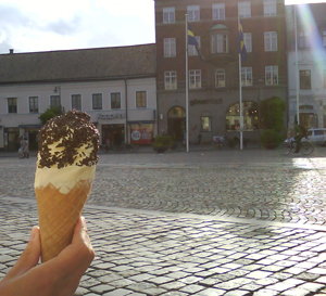 Mjukglass i Lund.