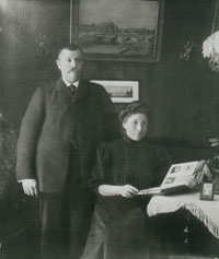 Edvard och Gerda Lindell.