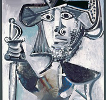 Pablo Picassos Mousquetaire à l'épée, 1972
