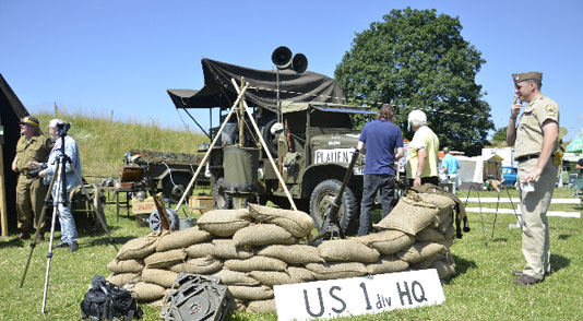 USA:s armé fanns representerad på Thulinträffen i Landskrona.