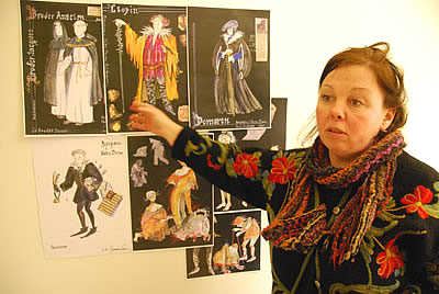 Yvonne Ericsson på jobbet.