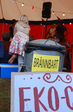 Backafestivalen profileras som en grön festival.