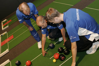 Inmätning i bowls.