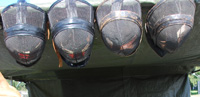 Masker för fäktare.
