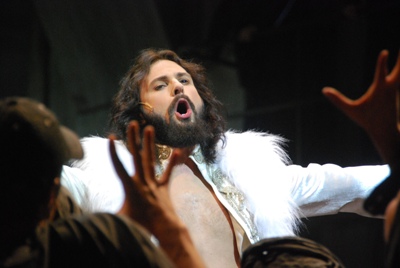 Ola Salo som Jesus i Jesus Christ Superstar.