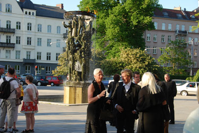 Piazzan utanför Malmö opera.