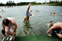 Roskildefestivalen satsar mer på bad.