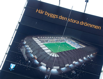Swedbankstadion i Malmö.