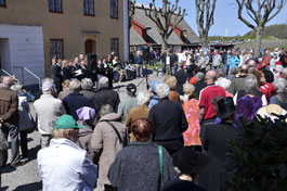 Malmö studentkör sjöng vårsånger.